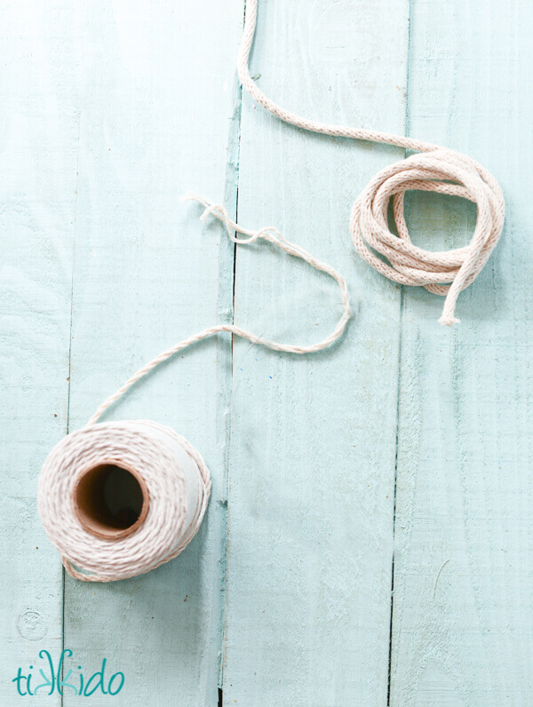 Easy Rope Covered Monogram Tutorial